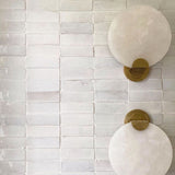 Custom Made Off White Zellige Backsplash 5" x 2" (Per Sqft)