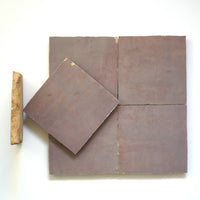 Aubergine Zellige Square Tile 4x4 - Handtile