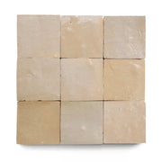 Custom Made Beige Zellige Backsplash 4" x 4"