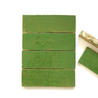 Bejmats Olive Green 6x2 Brick Tiles - Handtile