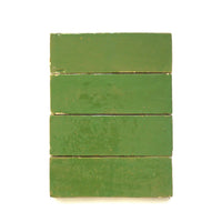 Bejmats Olive Green 6x2 Brick Tiles - Handtile
