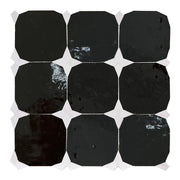 Custo Black Classic Kora Handmade Zellige Tiles (Per Sqft)