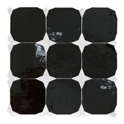 Custo Black Classic Kora Handmade Zellige Tiles (Per Sqft) - Custo&Co