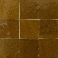 Caramel Clay Customized Made Zellige Tiles (Per Sqft)