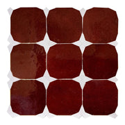 Custo Red Classic Kora Handmade Zellige Tiles (Per Sqft)