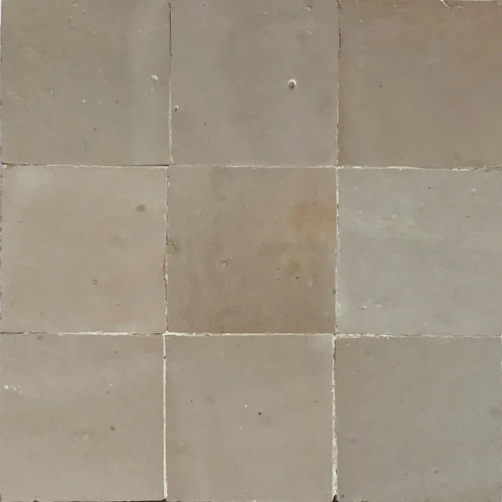 Soft Fawn Beige Custom Made Zellige Tiles (Per Sqft) - Custo&Co